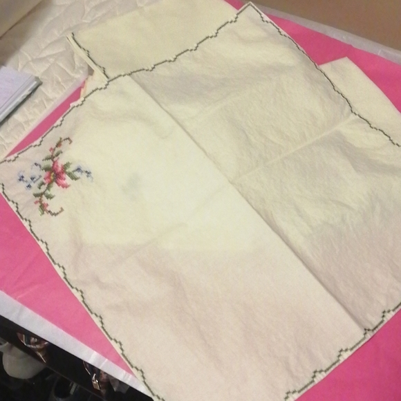 Vintage cloth napkins, sets if 6 - Picture 3 of 7